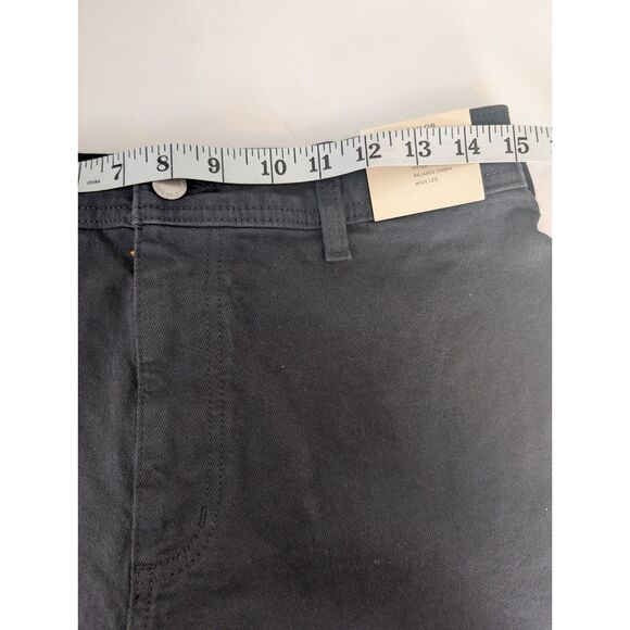 Women's High-Rise Sailor Wide Leg Jeans - Universal Thread - Black Size 8 - Picture 3 of 6